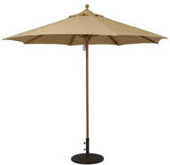 Picture of Galtech 532TK Teak Market Umbrella