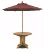 Picture of Grosfillex 7 foot Round Wooden Market Umbrella
