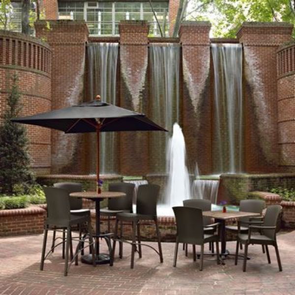 Picture of Grosfillex 6.5 Square Market Umbrella
