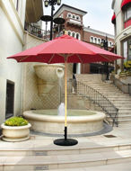Picture of Galtech 136 9 Foot Round Market Umbrella Commercial 136