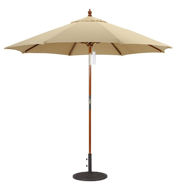 Picture of Galtech 139 - 9 Foot Round Quad Pulley Market Umbrella Commercial Discontinued