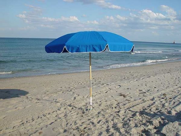 Picture of Commercial Fiberglass Beach Umbrellas - 48 Concession Pack Free Shipping