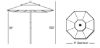 Picture of Galtech 11 Foot Market Umbrella 183