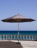 Picture of Galtech 11 Foot Round Teak Market Umbrella Stainless Crank and Tilt