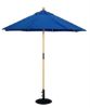 Picture of Galtech 121 / 212  7.5' Foot Round Wood Market Umbrella 121
