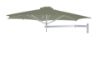 almond umbrosa paraflex umbrella