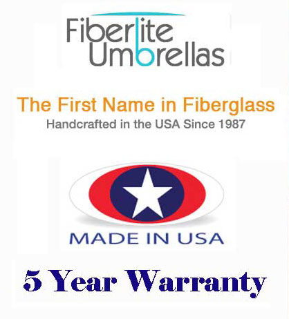 fiberlite umbrellas warranty